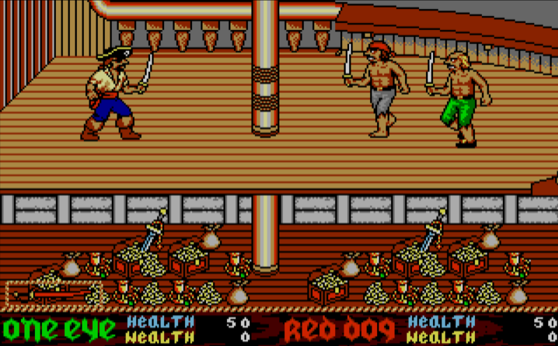 Skull and Crossbones - Atari ST game screenshot (1991) by Domark